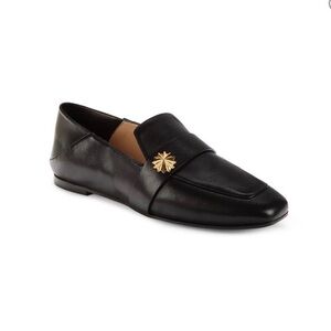 Stuart Weitzman Wylie Star Black Flat Loafers